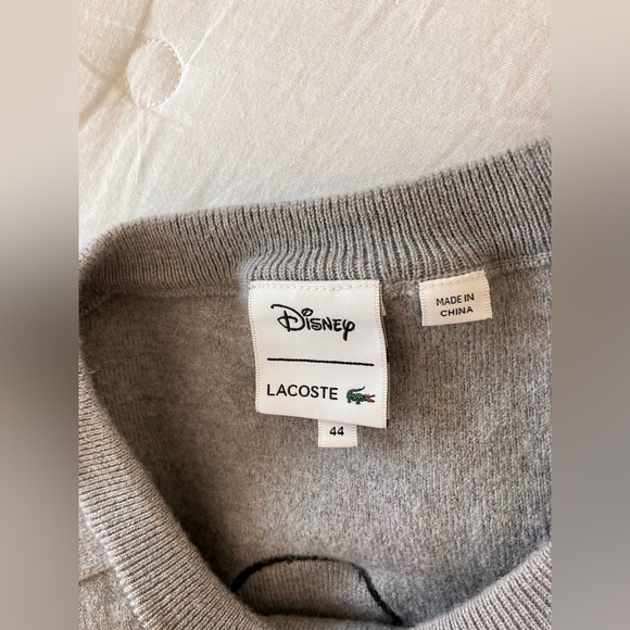 Lacoste x Disney Minnie Mouse Crew Neck Sweater Size 44 used good condition - Picture 2 of 7